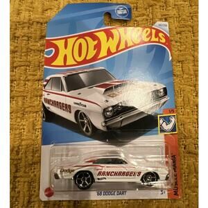 Hot Wheels '68 Dodge Dart White #142 142/250 - 2024 Muscle Mania